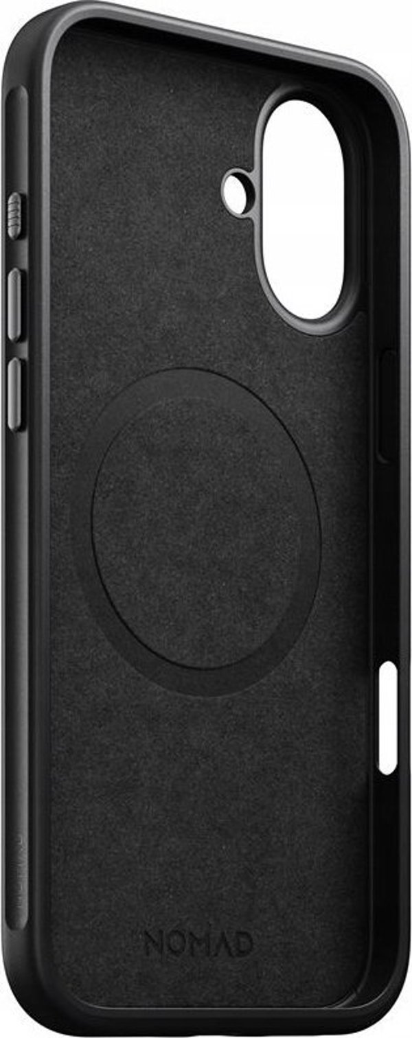Nomad Modern Leather Case για iPhone 16 Plus - Μαύρο