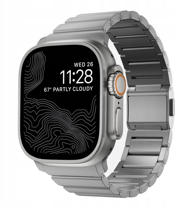 Nomad NOMAD Titanium Band - tytanowa bransoleta do Apple Watch 46mm/49mm V3 (natural hardware)