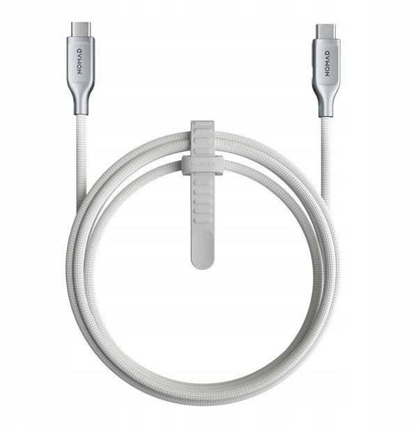 Nomad Καλώδιο Kevlar, USB-C σε USB-C, 1.5m, λευκό