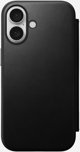 Nomad Modern Leather Folio, black - iPhone 16