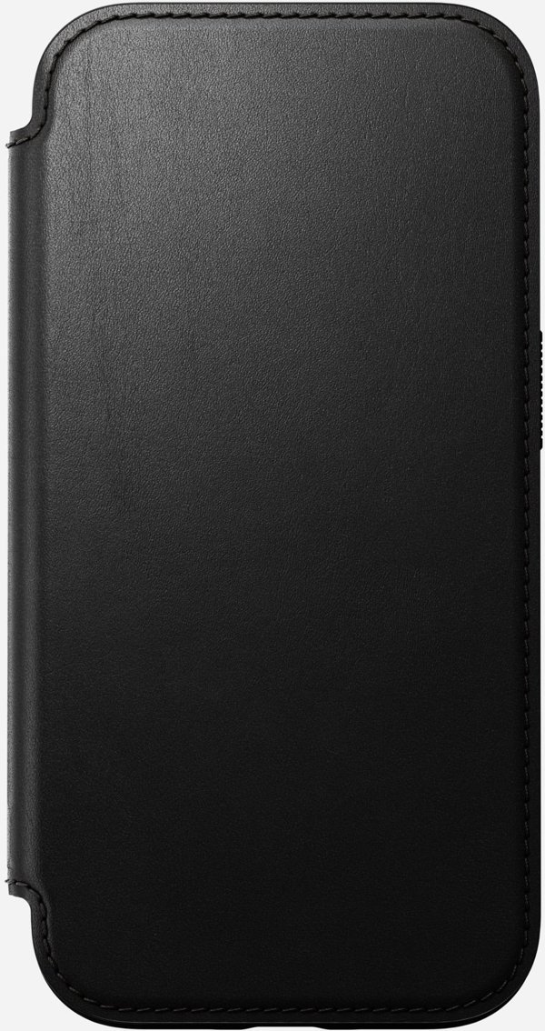 Nomad Modern Leather Folio, black - iPhone 16