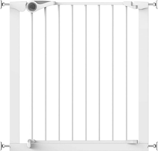 Noma Noma Πύλη ασφαλείας Easy Pressure Fit, 75-82 cm, μέταλλο, λευκό