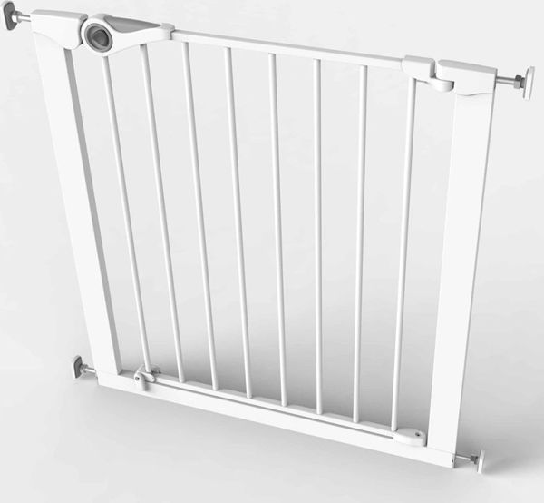 Noma Noma Πύλη ασφαλείας Easy Pressure Fit, 75-82 cm, μέταλλο, λευκό