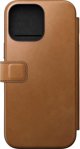 Nomad Modern Leather Folio Θήκη για iPhone 16 Pro - English Tan