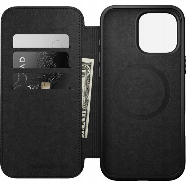 Nomad Modern Leather Folio Θήκη για iPhone 16 Pro - English Tan
