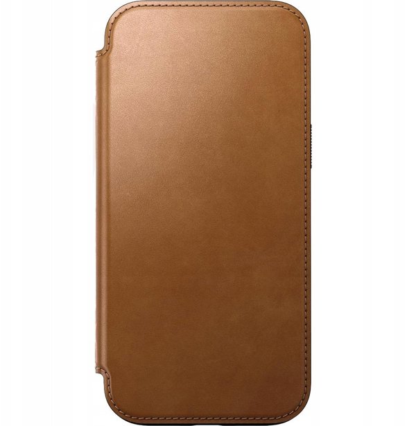Nomad Modern Leather Folio Θήκη για iPhone 16 Pro - English Tan
