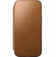 Nomad Modern Leather Folio Θήκη για iPhone 16 Pro - English Tan