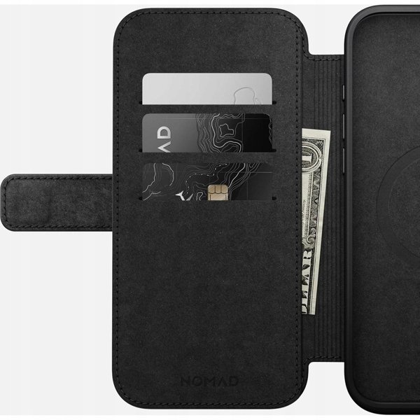 Nomad Modern Leather Folio Θήκη για iPhone 16 Pro - English Tan