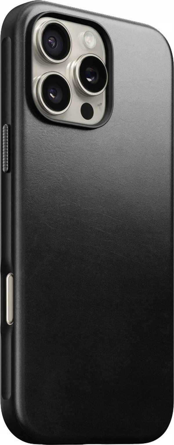 Nomad Nomad Modern Leather case, black - iPhone 16