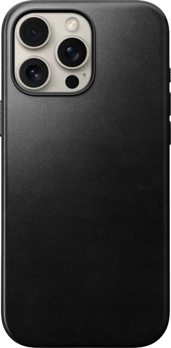 Nomad Nomad Modern Leather case, black - iPhone 16