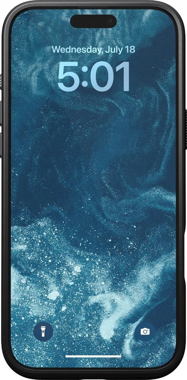 Nomad Nomad Modern Leather case, black - iPhone 16
