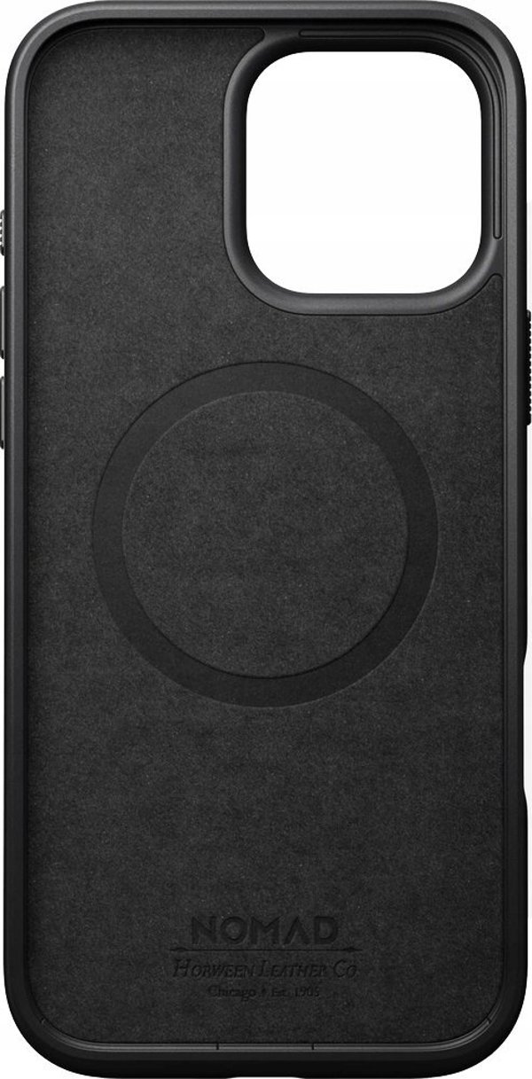 Nomad Nomad Modern Leather case, black - iPhone 16