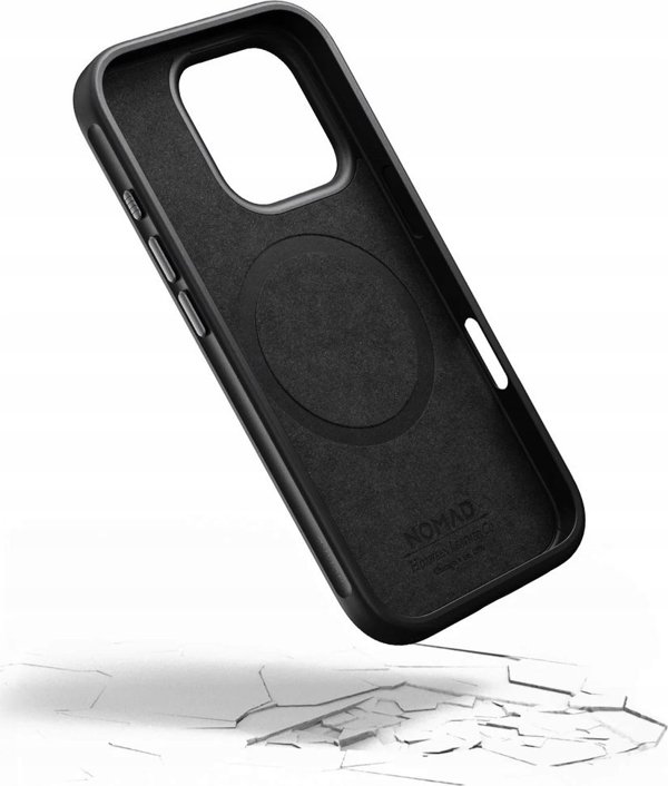 Nomad Nomad Modern Leather case, black - iPhone 16