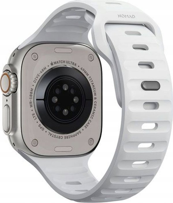Nomad Nomad Sport Strap M/L, white - Apple Watch Ultra 2/1 (49mm) 9/8/7 (45mm)/6/SE/5/4 (44mm)/3/2/1(42mm)