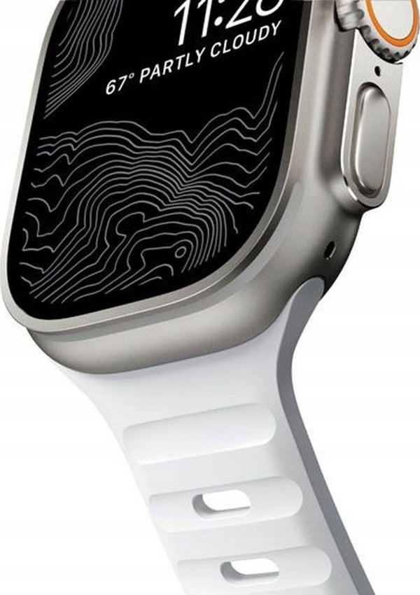 Nomad Nomad Sport Strap M/L, white - Apple Watch Ultra 2/1 (49mm) 9/8/7 (45mm)/6/SE/5/4 (44mm)/3/2/1(42mm)