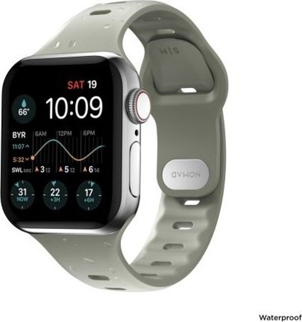 Nomad Nomad Sport Slim Strap S/M, sage - Apple Watch 7 (41mm)/6/SE/5/4 (40mm)/3/2/1 (38mm)