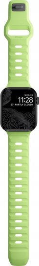 Nomad Sport Strap Glow 2.0 για Apple Watch 41mm/40mm/38mm, Φωσφοριζέ Λουράκι Σιλικόνης