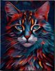 Norimpex Diamentowa mozaika Kot kolorowy 30x40cm 1009430