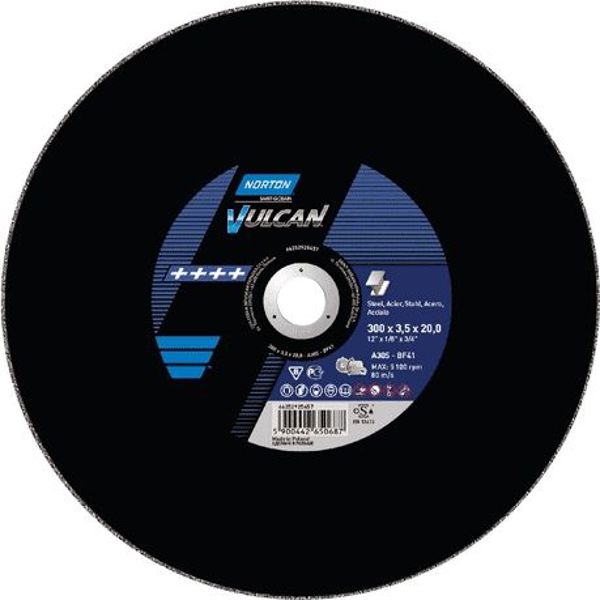 Norton Clipper tarcza do metalu 350mm x 3.5mm x 25.4mm T41 A30S FIX80 (66252925469)