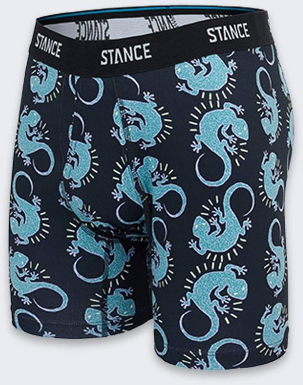 NORMANN Bokserki Stance Gecko Brief BLACK
