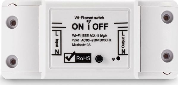Nous L6 Έξυπνο Ρελέ WiFi 10A 2300W - Universal Διακόπτης για Έλεγχο Συσκευών μέσω App