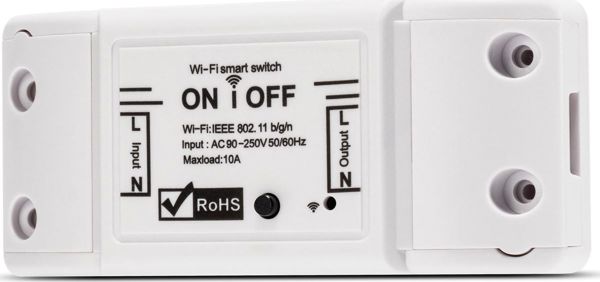Nous L6 Έξυπνο Ρελέ WiFi 10A 2300W - Universal Διακόπτης για Έλεγχο Συσκευών μέσω App