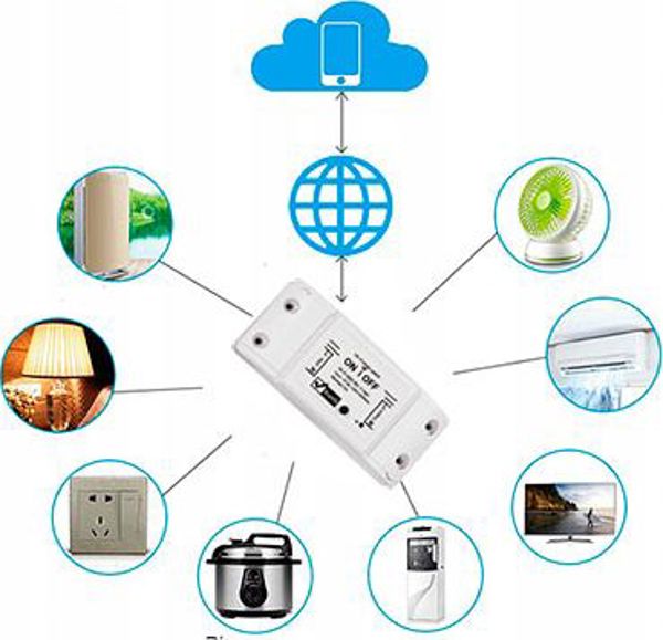 Nous L6 Έξυπνο Ρελέ WiFi 10A 2300W - Universal Διακόπτης για Έλεγχο Συσκευών μέσω App