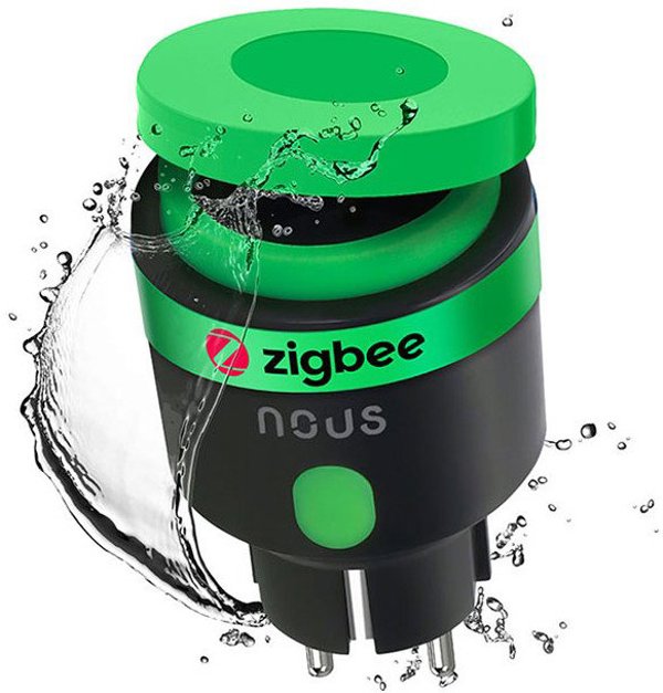 Nous A6Z Έξυπνη Πρίζα Εξωτερικού Χώρου ZigBee 3.0, 3680W/16A, με Μέτρηση Κατανάλωσης
