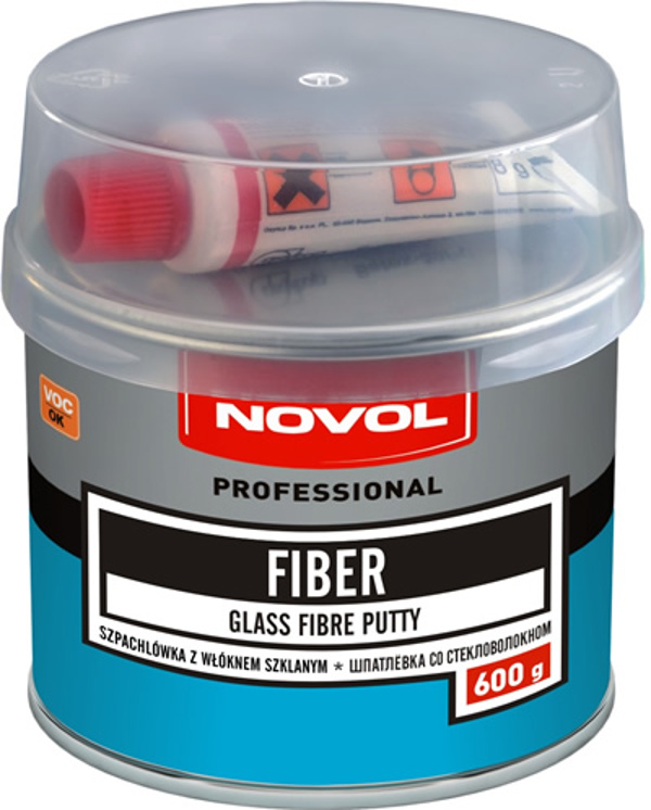 Novol Σπάτουλα με υαλόνημα FIBER 600g (1222)