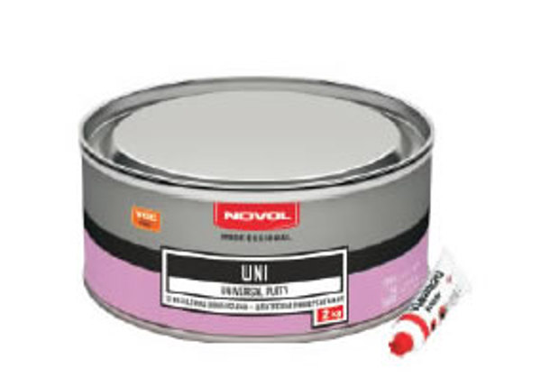 Novol Szpachlowka uniwersalna UNI 2kg 1105 + utwardzacz w tubce