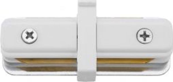 Lacznik prosty do szyn Nowodvorski Profile Straight Connector bialy 9454