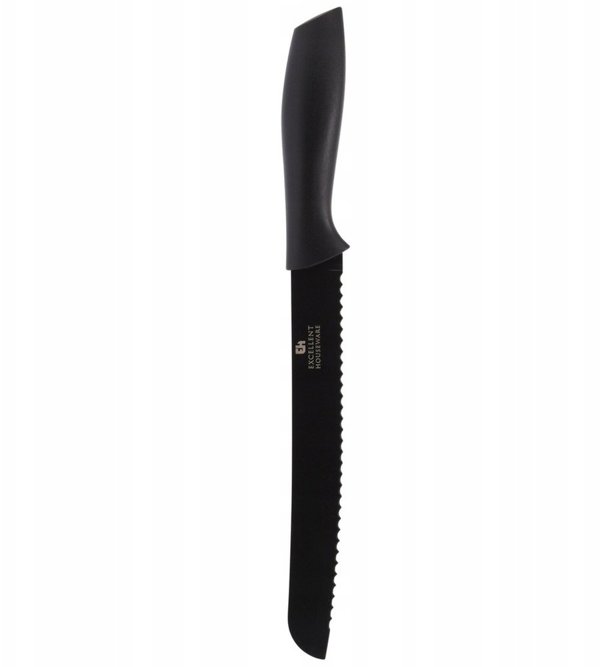 Noz do chleba stalowy czarny 32 cm