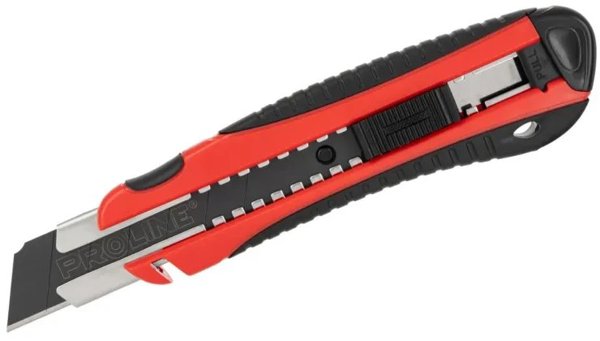 Μαχαίρι Μεταλλικής Λεπίδας 25mm SK2 Μαύρο (1+2 τεμ), PROLINE
