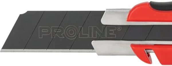 Μαχαίρι Μεταλλικής Λεπίδας 25mm SK2 Μαύρο (1+2 τεμ), PROLINE