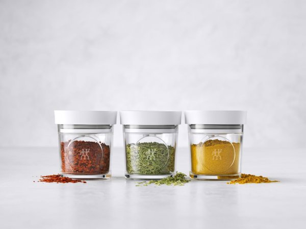 Zwilling Fresh & Save Cube Σετ 3 Πλαστικά Δοχεία Αποθήκευσης XS 120ml Γκρι - NPC Polska