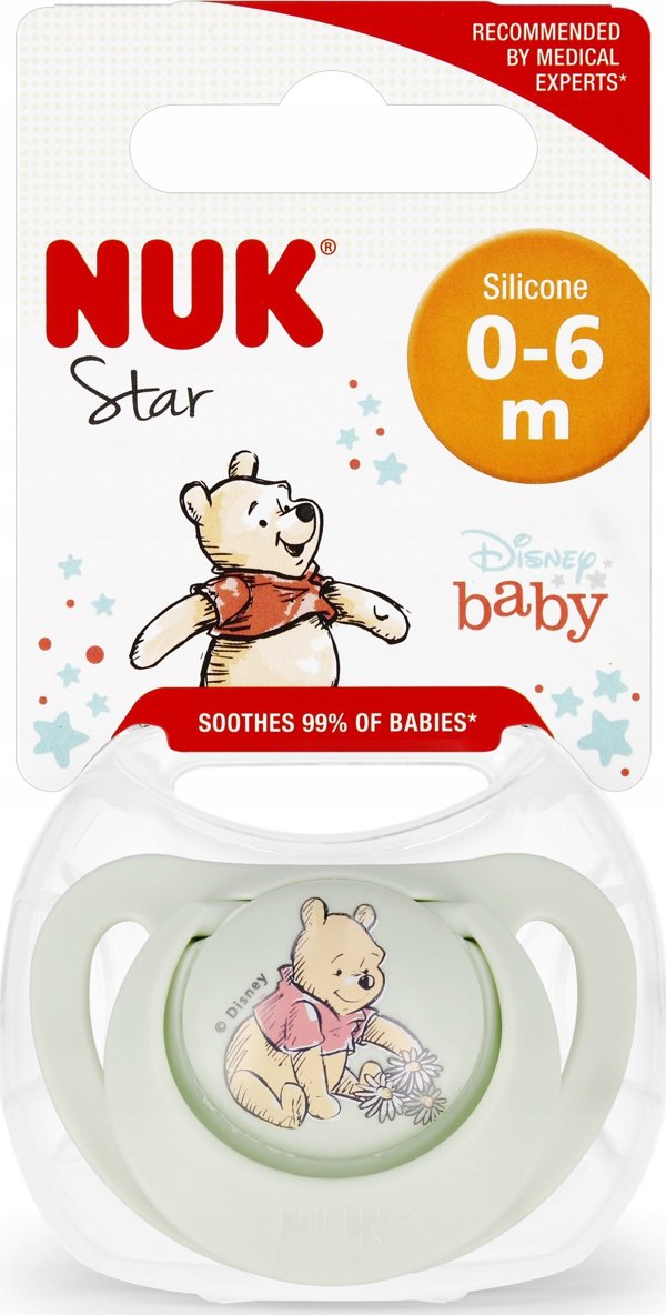 NUK NUK SMOCZEK USP 0-6M SIL STAR 10730905 1/6