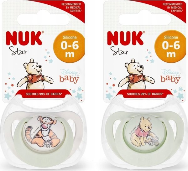 NUK NUK SMOCZEK USP 0-6M SIL STAR 10730905 1/6