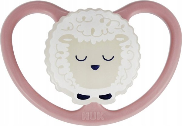 NUK SMOCZEK USP SIL 2EL 0-6M ROZ/POP10730578 1/6