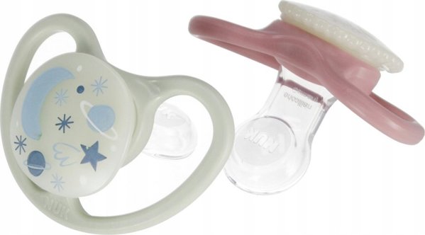 NUK SMOCZEK USP SIL 2EL 0-6M ROZ/POP10730578 1/6