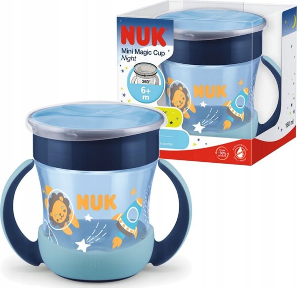 NUK KUBEK 160ML MINI MAGIC CUP 6M niebieski 10751352