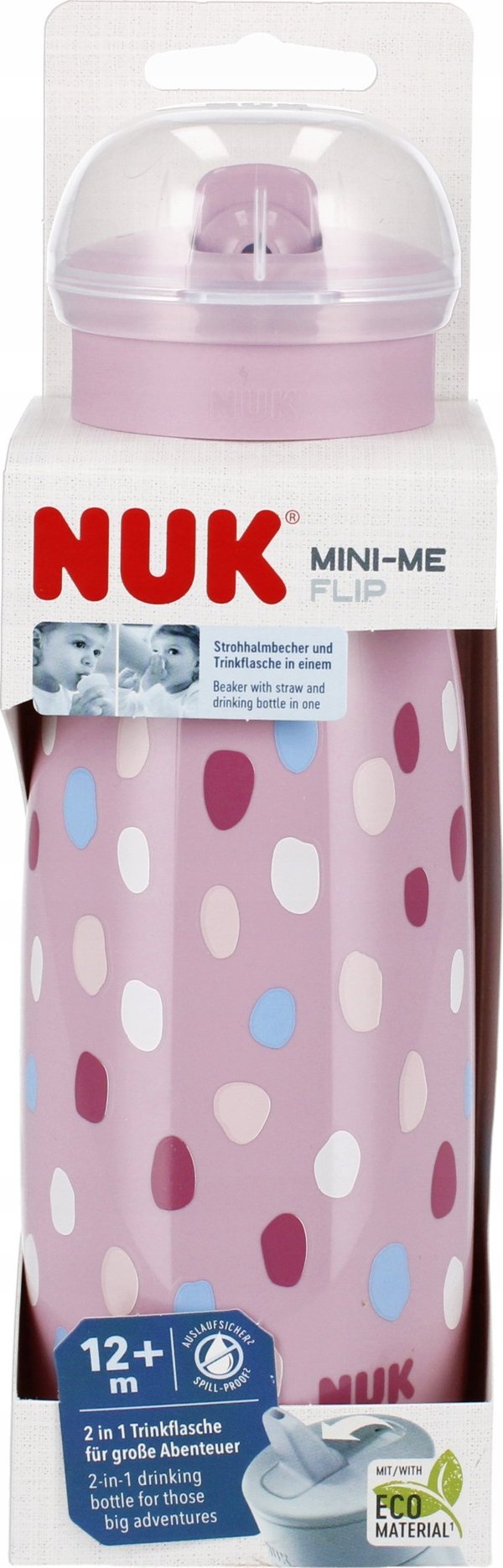 NUK NUK KUBEK 450ML MINI-ME  12M ROZ 10751546 1/6