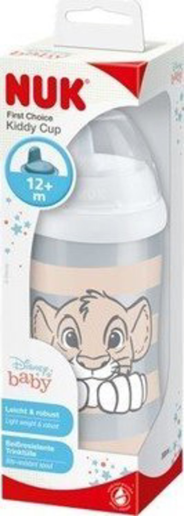 NUK Ποτήρι Kiddy Cup 300ml Disney Βασιλιάς των Λιονταριών 12+ μηνών