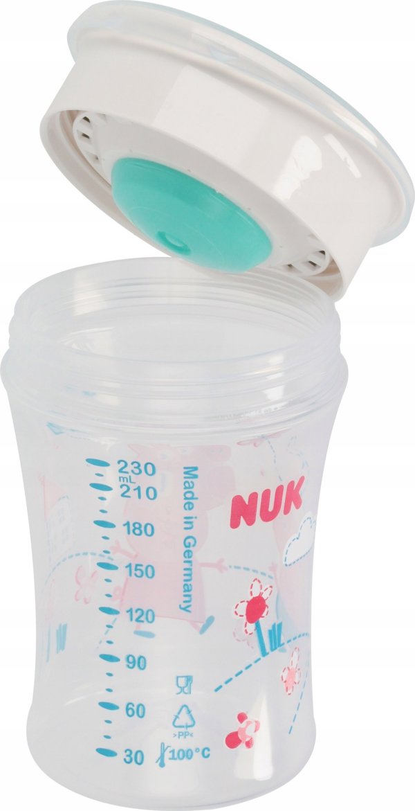 NUK Kubek do picia Peppa pig Magic Cup 230ml, turkusowy