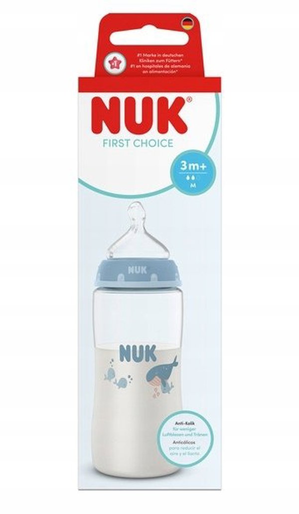 NUK BUTELKA 300ML SMO  3M FC WIELOR 10216342 1/6
