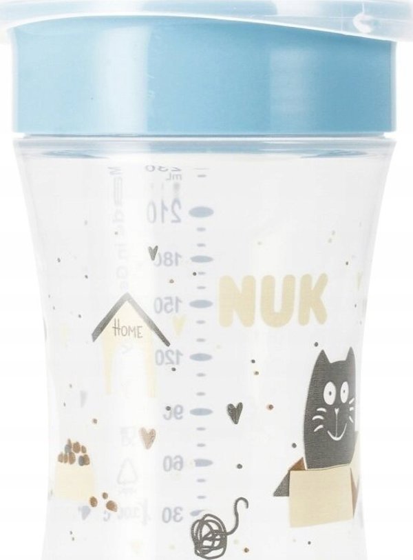 NUK KUBEK 230ML MAGIC 8M niebieski 10255684 1/4