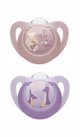 NUK Πιπίλες Σιλικόνης First Choice 18-36 Μηνών, 2 Τεμάχια, Μπλε/Κανελί