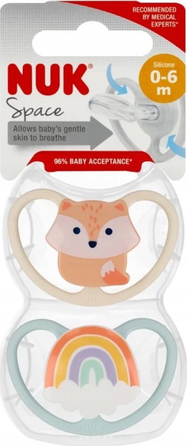 NUK SMOCZEK USP 2EL 0-6 SPACE FOX 10730897 1/6