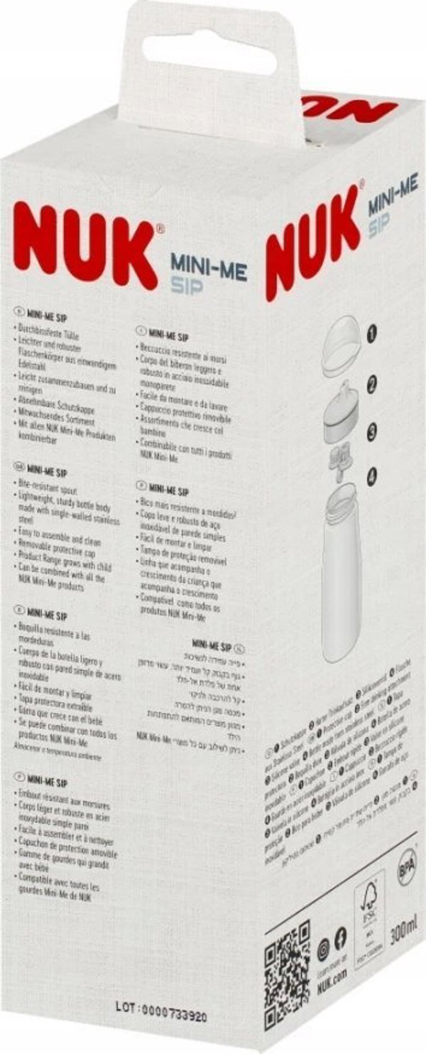 NUK KUBEK 300ML MINI-ME 9M JELEN 10225325 1/6