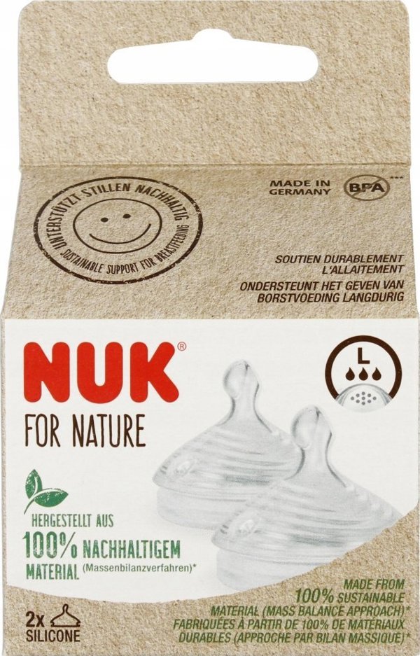 NUK NUK SMOCZEK DO BUT 2EL L 9PRZ SIL 10124027 1/6