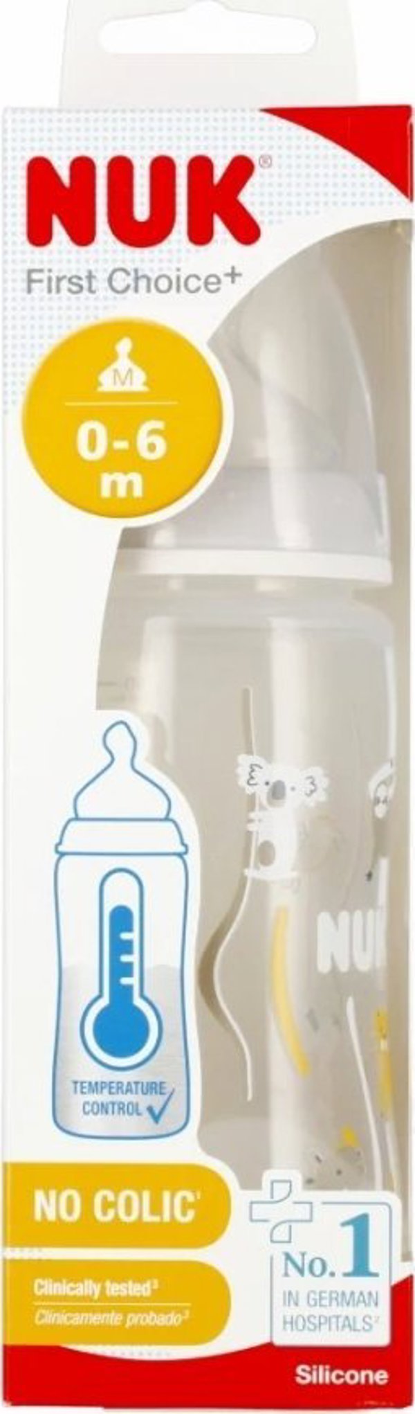 NUK 400523 Παιδικό μπουκάλι 300ml με ένδειξη θερμοκρασίας